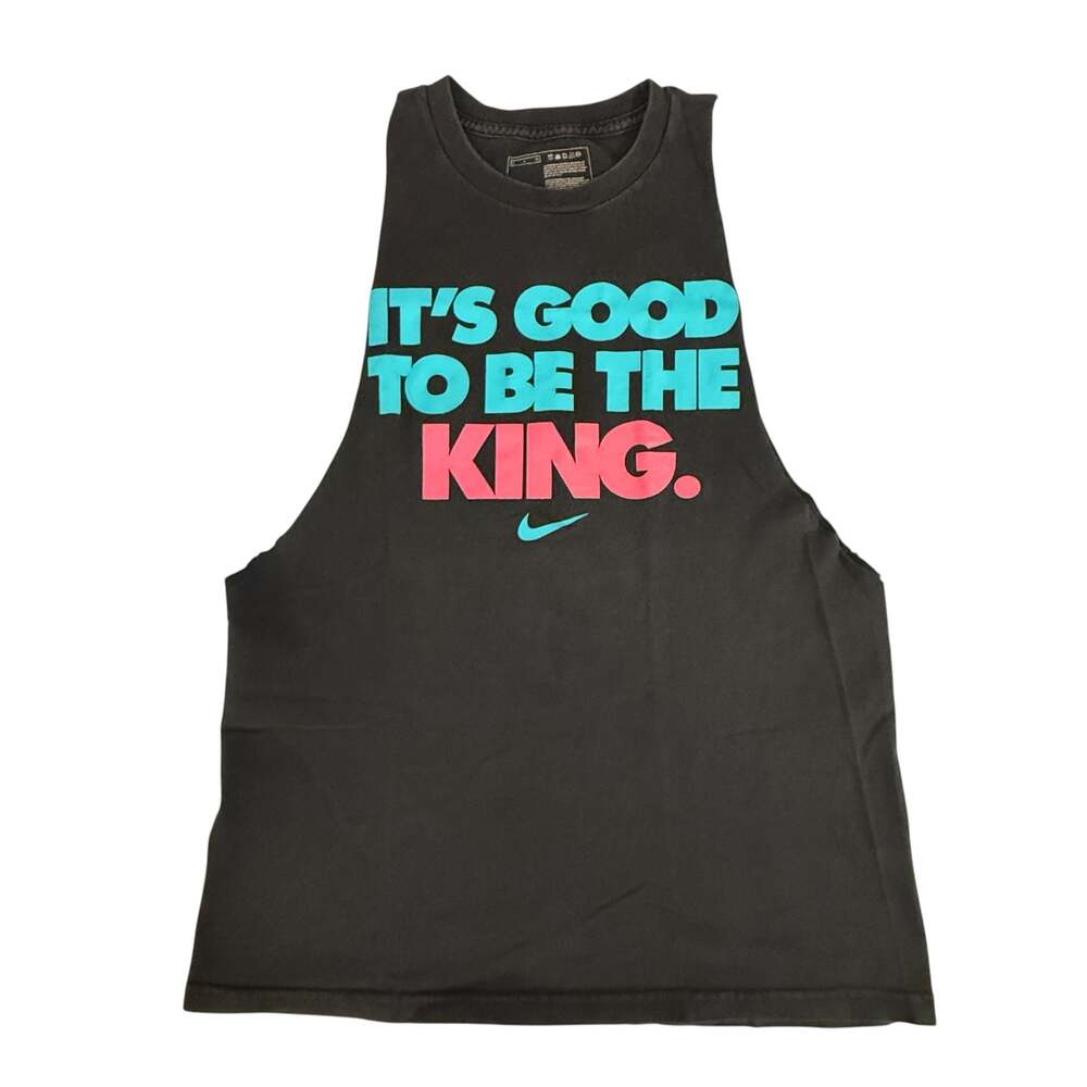 Nike LeBron James 'It's Good To Be The King' South Beach Sleeveless Tank Top Lar